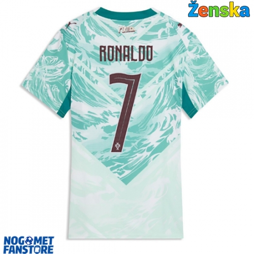 Portugal Cristiano Ronaldo #7 Gostujuci Dres za Ženska SP 2026 Kratak Rukav